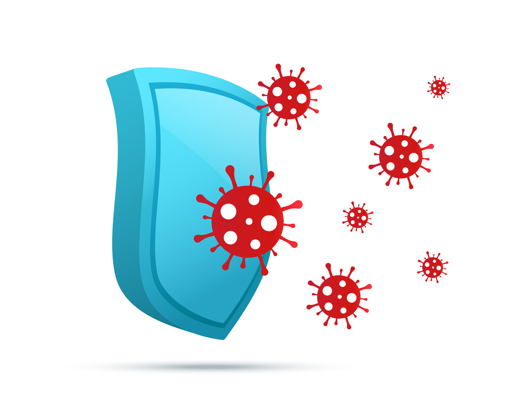 Virus protection shield.